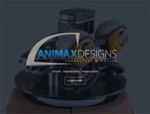 Tablet Screenshot of animaxdesigns.com